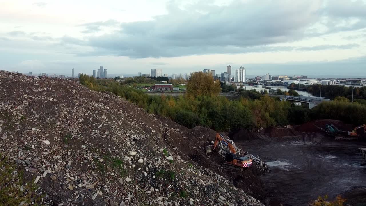 plano del ascensor del proceso de renovación de la ciudad de manchester y salford