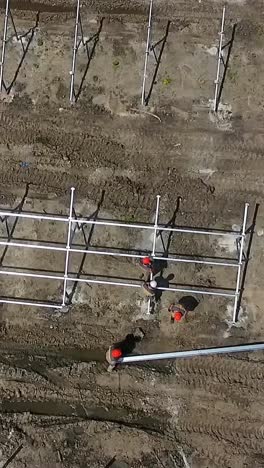 stand-alone exterior photo voltaic system installation