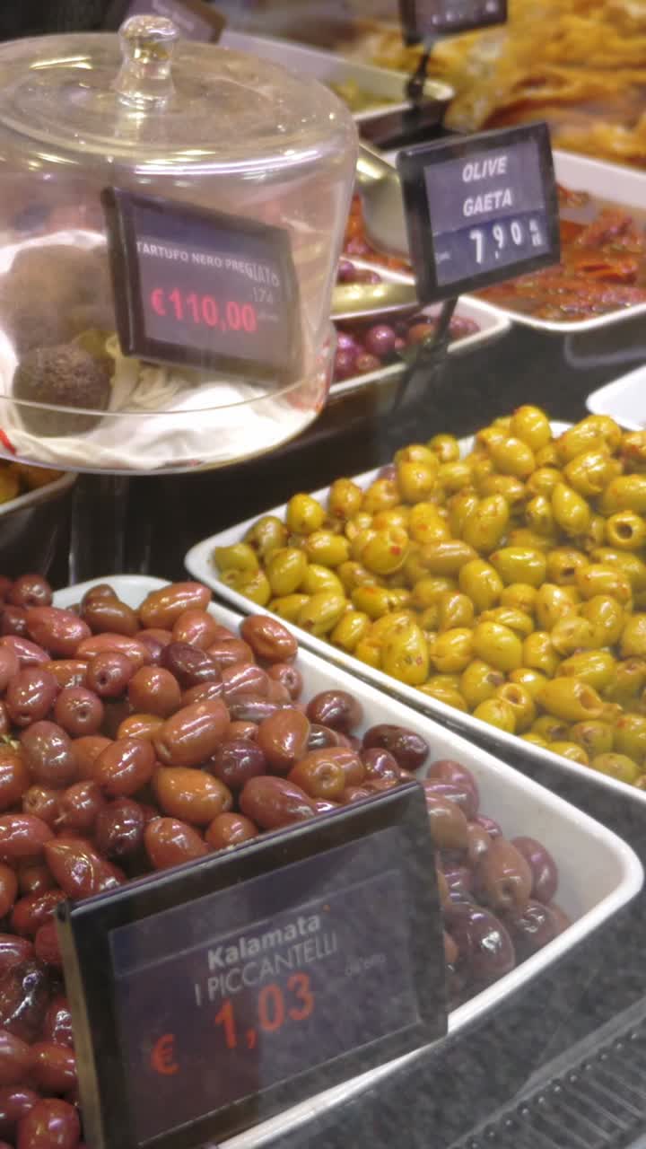 Olives and antipasti