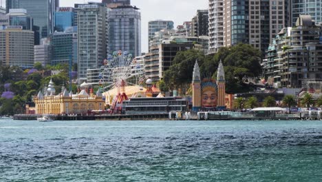 luna park sydney is a heritage listed amusement park, located at 1 olympic drive, milsons point. northern shore of sydney harbour.