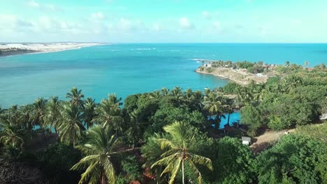resort by the beach. brazil northeast pipa beach