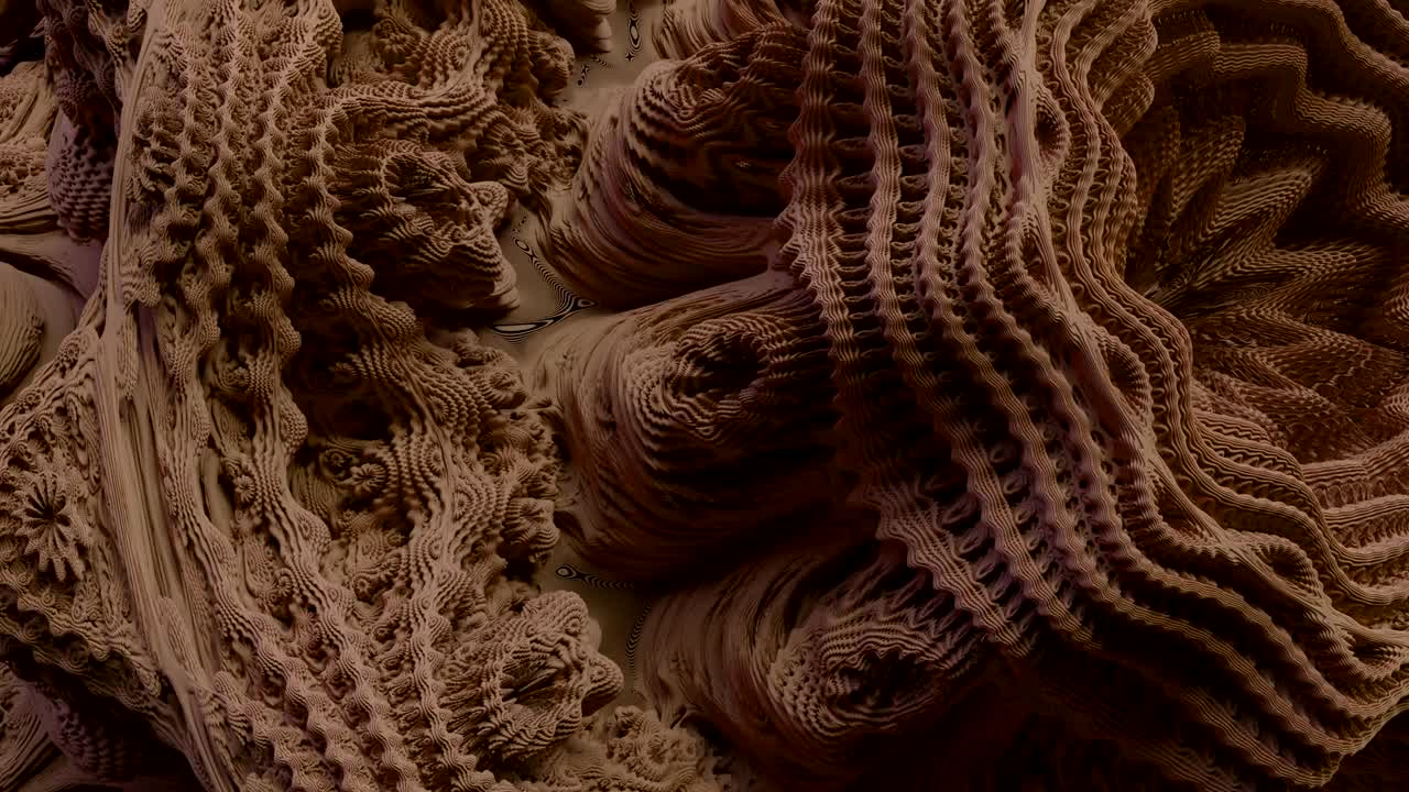 el patrón fractal de expansión abstracto de 4k.