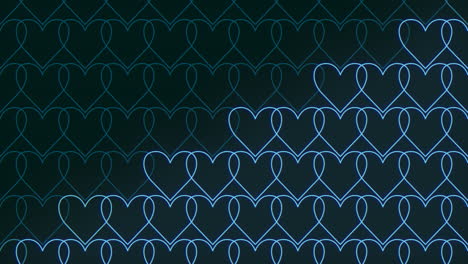 Heart-shaped-black-and-blue-pattern-with-curved-lines-repeated