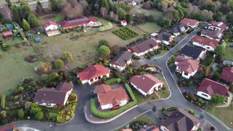 4k drone footage of a small swiss village in australia called grindelwald