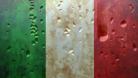 Italienische-Flagge-Mit-Kondensation