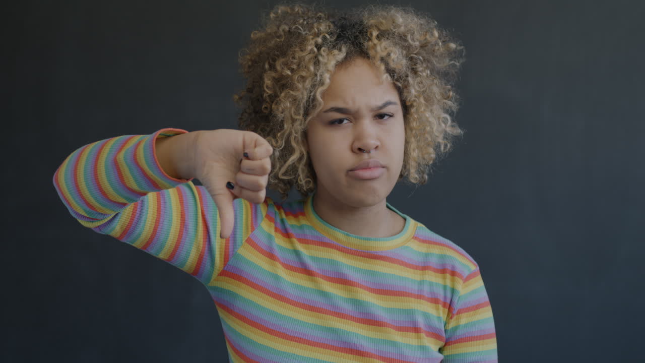 Disapproving Teenager