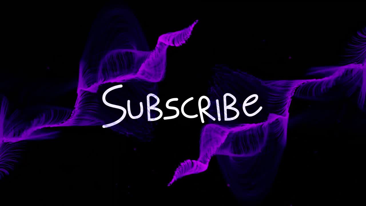 animación de texto de suscripción sobre formas.