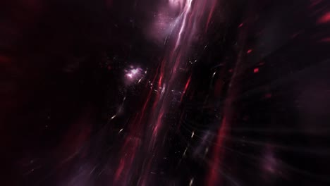 red cosmic background of the map of the universe