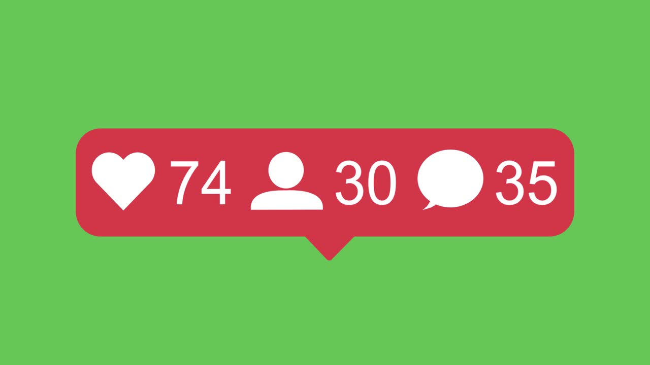 Animation on a green background.