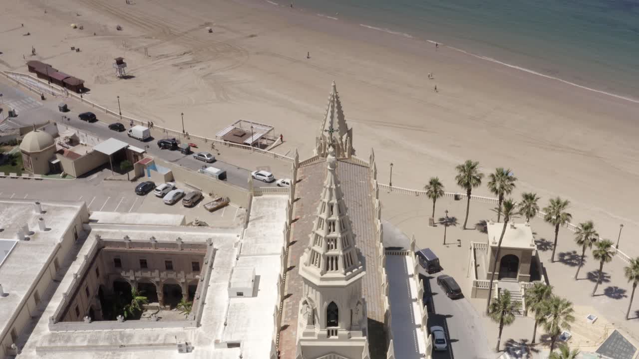 Coastal Church with Beach View