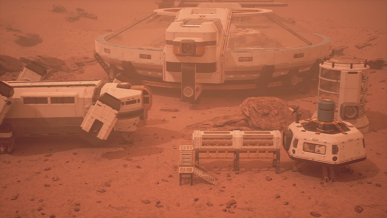 Abandoned Mars Colony: A Glimpse into the Future of Space Exploration