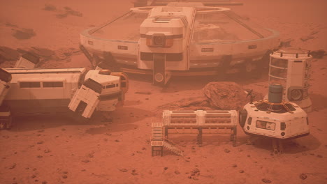 colonia abandonada de marte: un vistazo al futuro de la exploración espacial