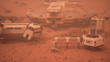 abandoned mars colony: a glimpse into the future of space exploration