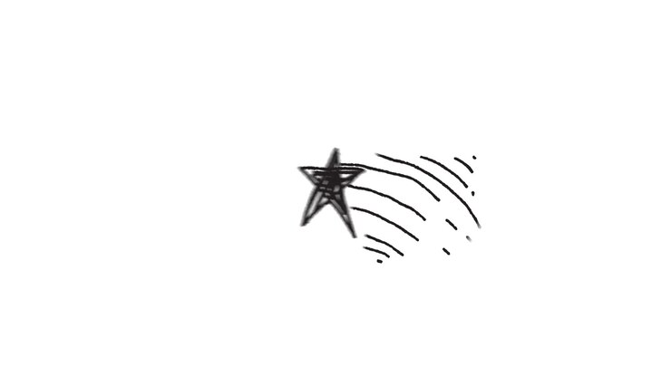 Star with streaks