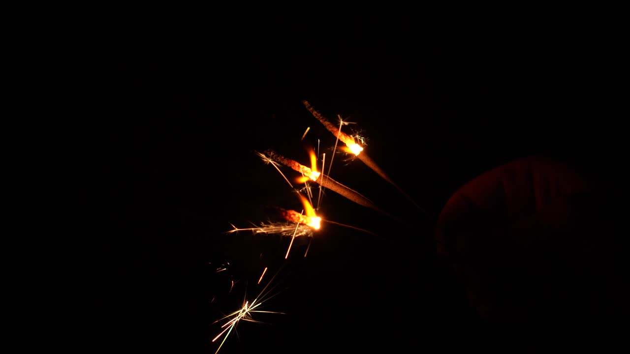 Different types of firecrackers are being burned during Diwali