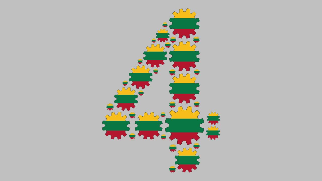 리투아니아 숫자 4