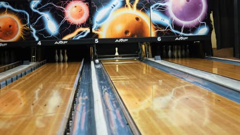 bowling alley lanes