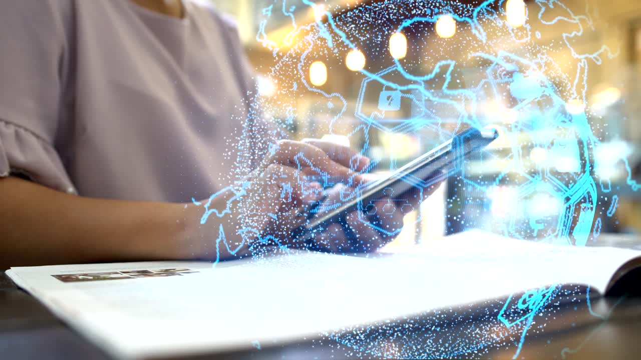 タッチスクリーン スマートフォン ソーシャル アイコン インターフェース