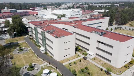 vista aerea de los edificios de fisiologia y farmacia del instituto de mexico