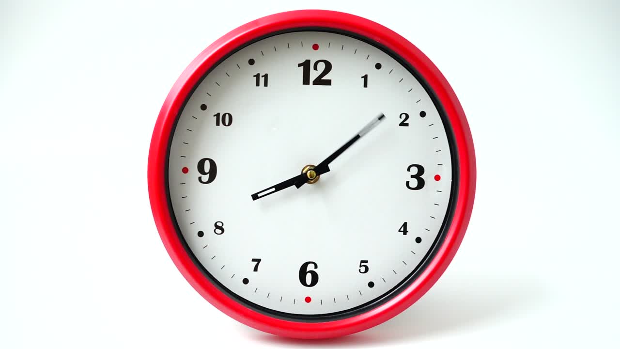 Shooting of hours. Time lapse. Shooting of the dial of hours