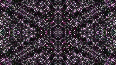 beautiful abstract kaleidoscope that shines, a radiant light that regulates the subtle movements