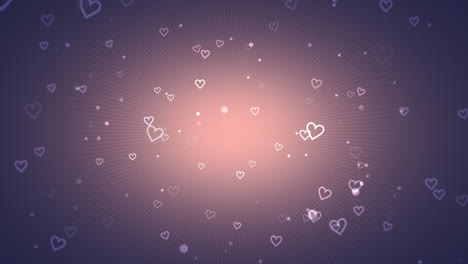 valentine's day shiny background animation romantic heart 58