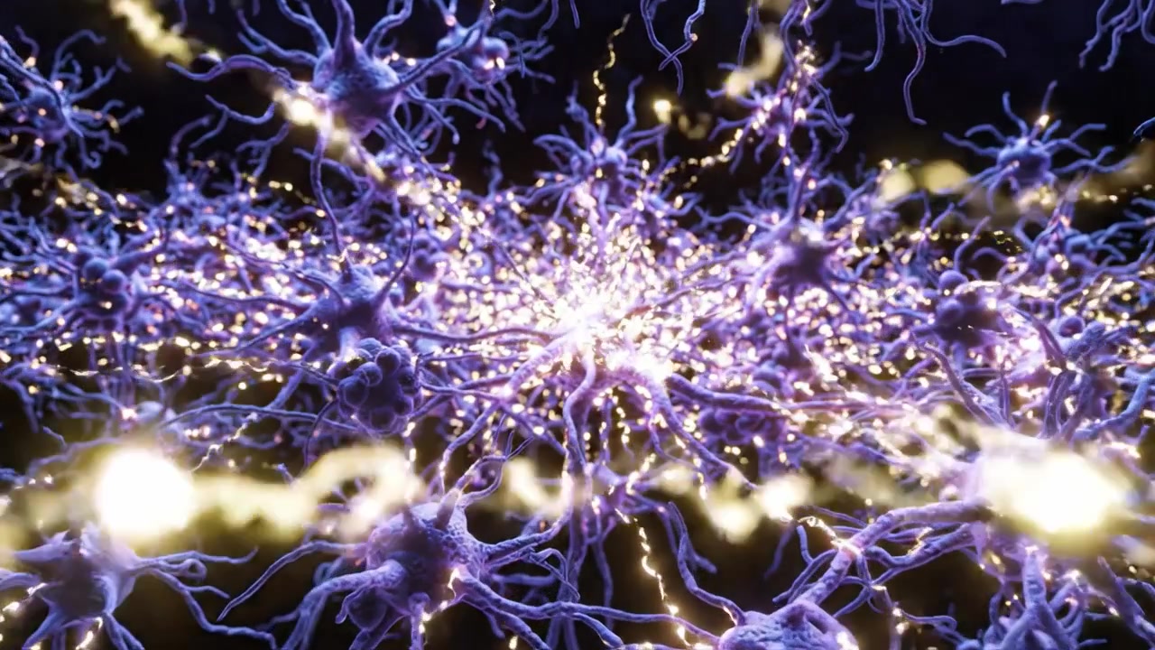Intricate Network of Neurons Exhibiting Complex Connections and Activities Under High Magnification, Illustrating the Mysteries of the Nervous System's Functionality