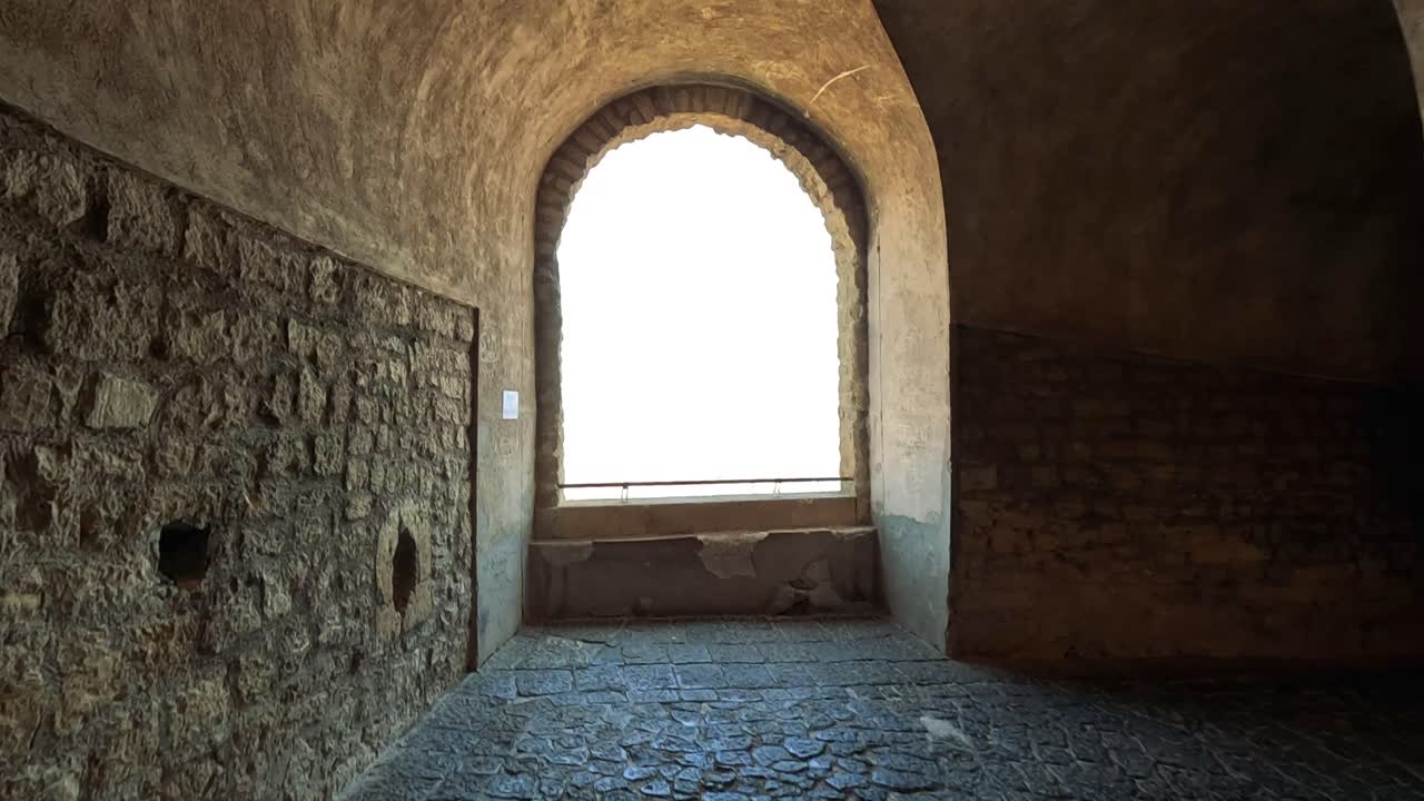 역사적인 전망대에서 나폴리의 파노라마 풍경