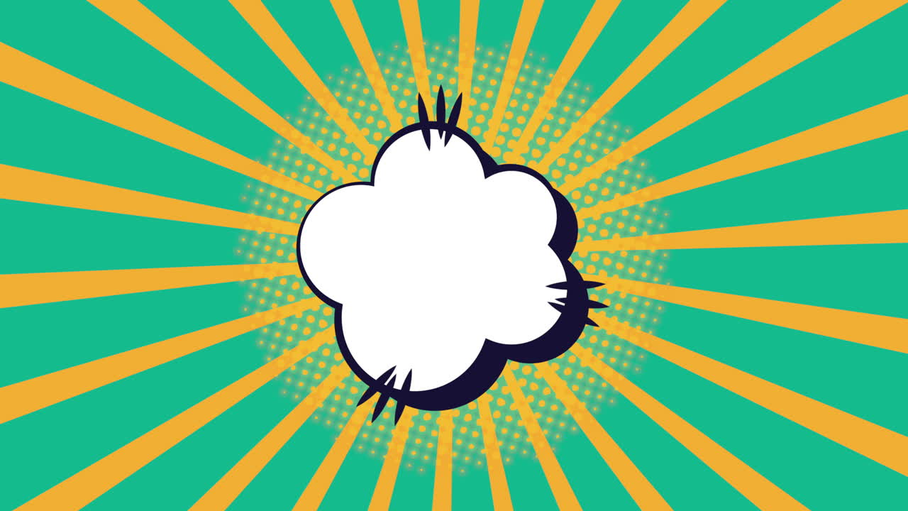 fondo de estilo cómic retro con burbuja de habla