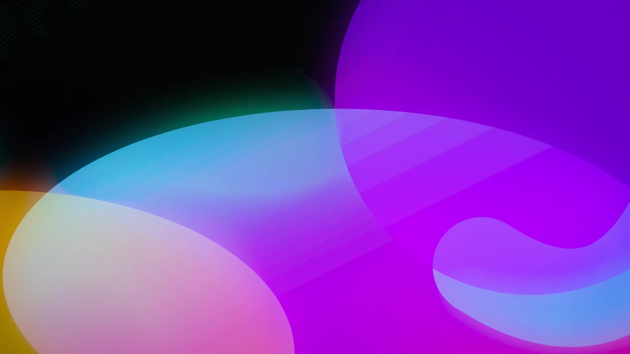 Abstract Motion Background with Glowing Colorful Shapes