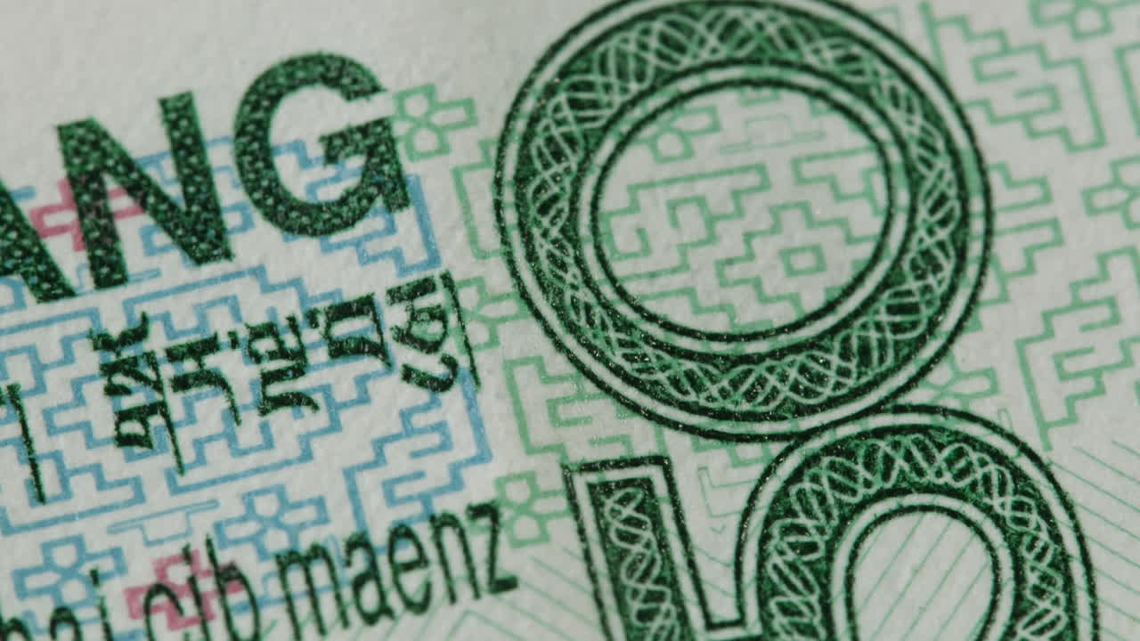 Close-up of Ang Currency Note