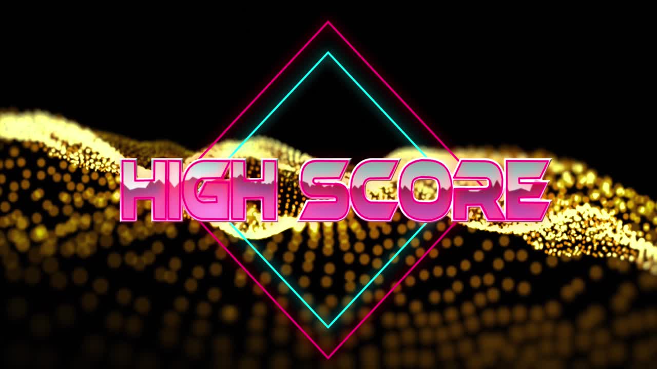 검은색 배경에 있는 소셜 미디어 아이콘의 애니메이션