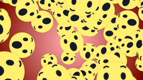 wow emoji signs animation, rendering, background, with alpha channel, loop