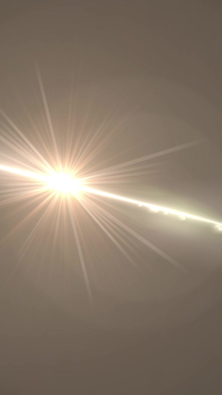 Animazione di macchie di luce su sfondo nero