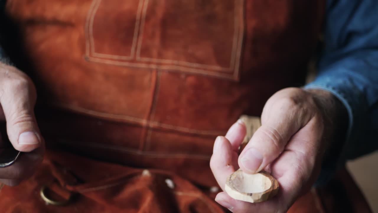 목공 조각 수제 숟가락