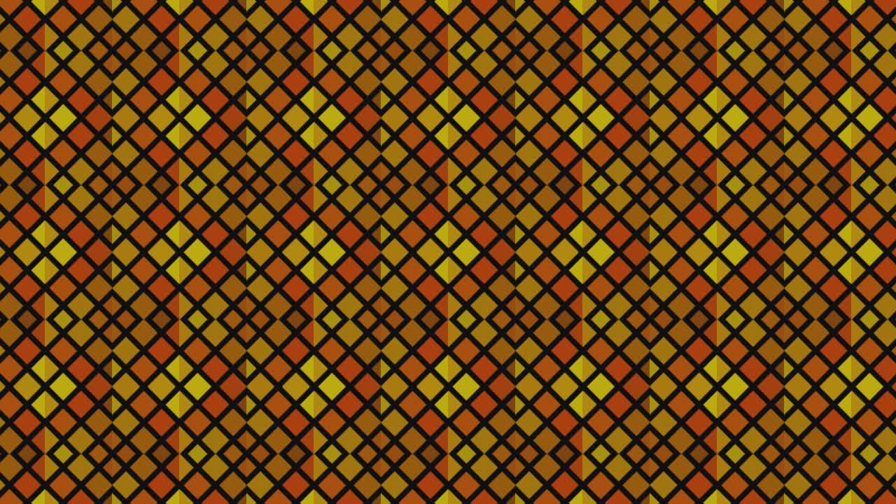 Disegno geometrico con diamanti e quadrati