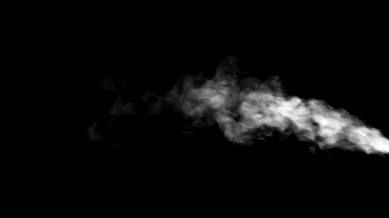 색 미세 입자의 흐름