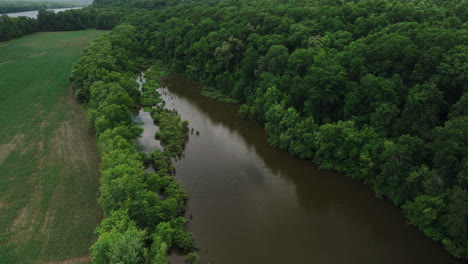 Swafford-Branch-Near-Tennessee-River-In-Perry-County,-Tennessee,-USA