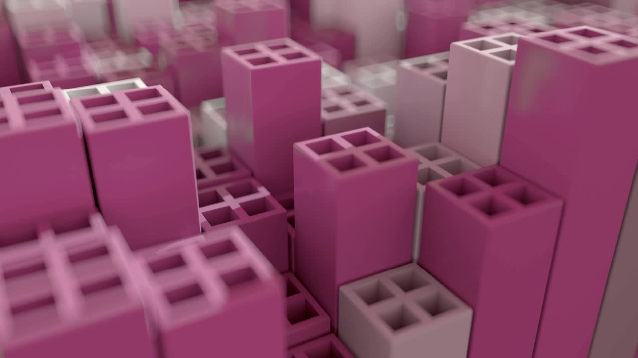 cubos 3d abstractos.