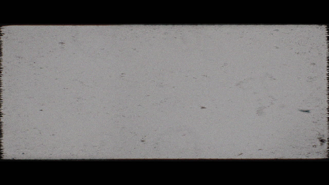 Real 35mm film anamorphic frame  overlay - heavy distortion