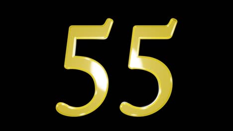 gold number 55