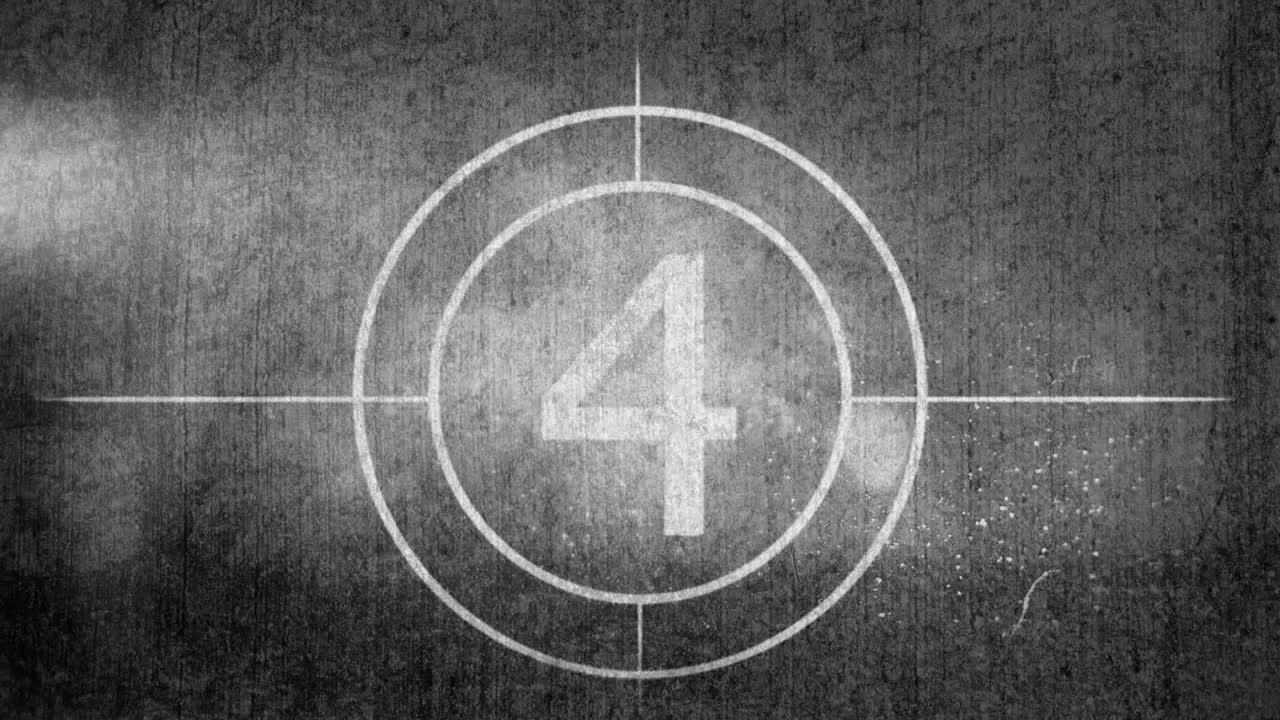 애니메이션 카운트다운 비디오