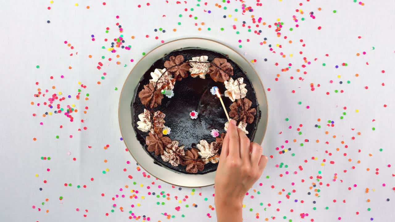 초콜릿 생일 케이크 5 불 422