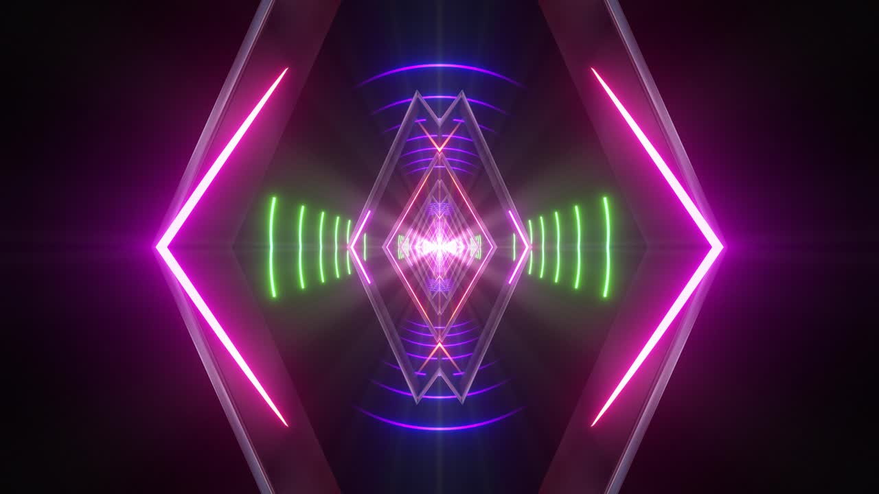 imágenes de túnel de neón