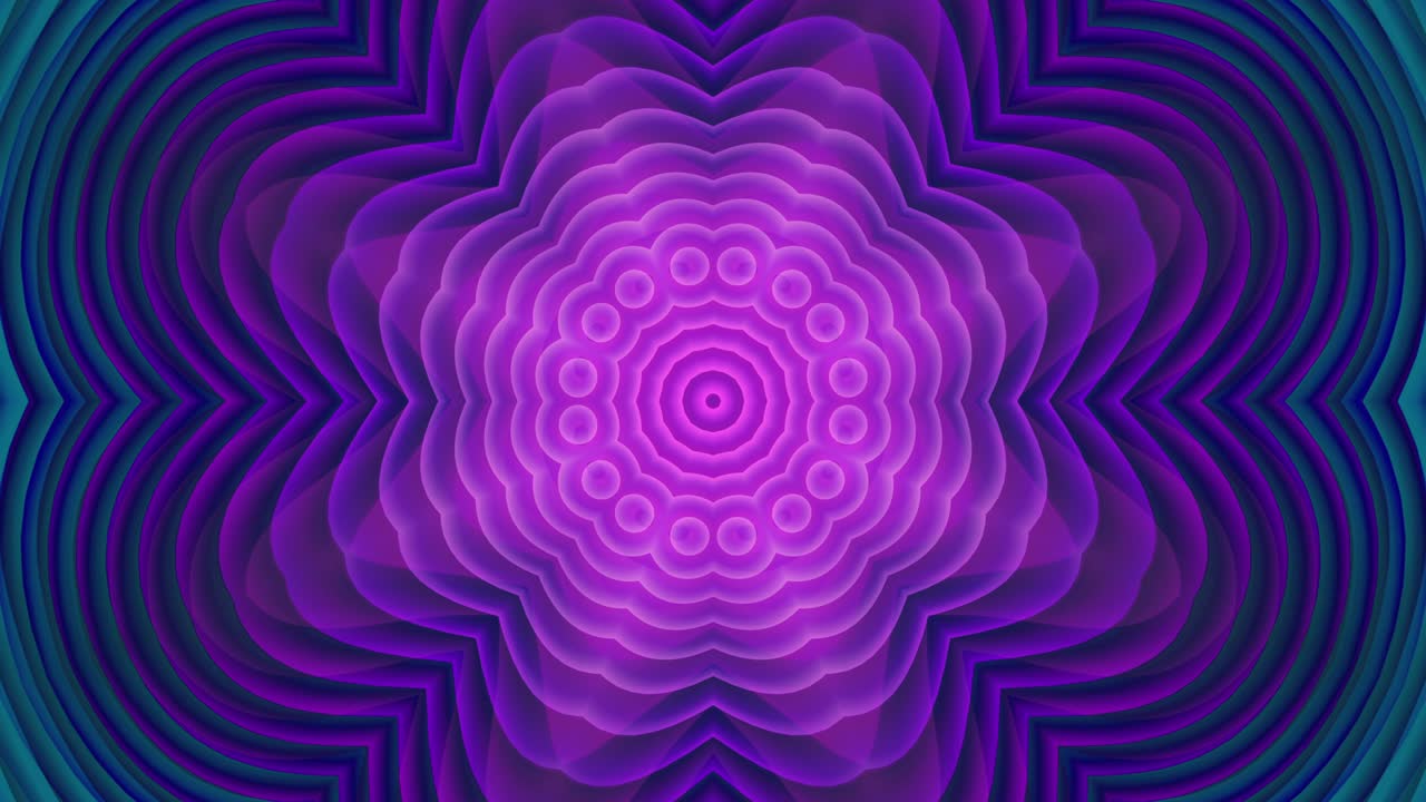 vj bucle púrpura de patrones hipnóticos animados
