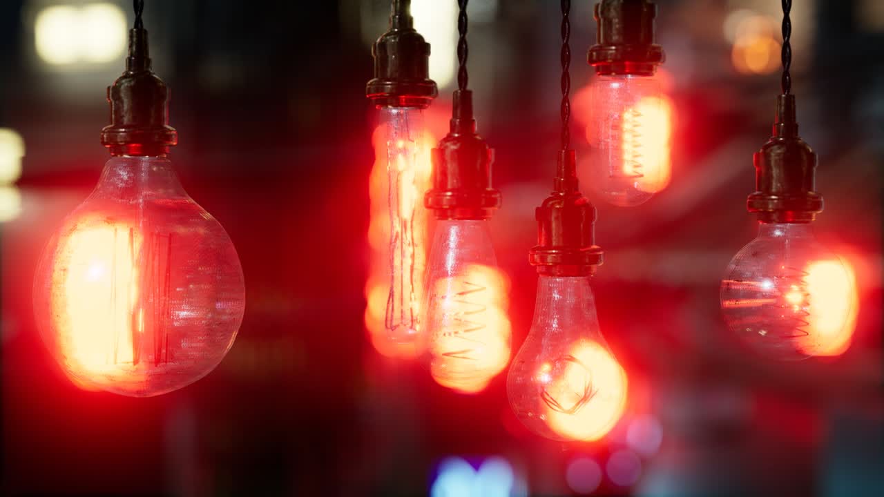 vieja bombilla incandescente retro vintage