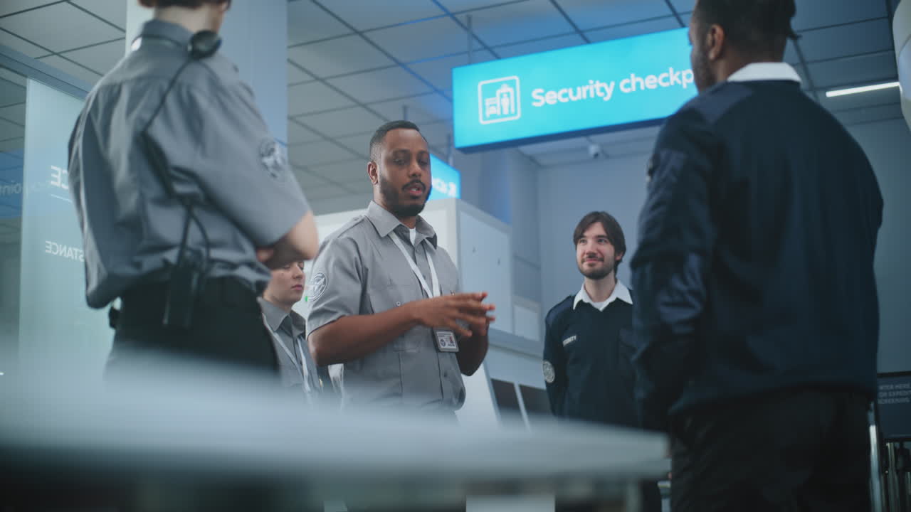 Airport Security Personnel Meeting