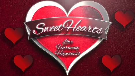 Süße-Herzen-Text-Und-Bewegung-Romantisches-Herz-Am-Valentinstag-12