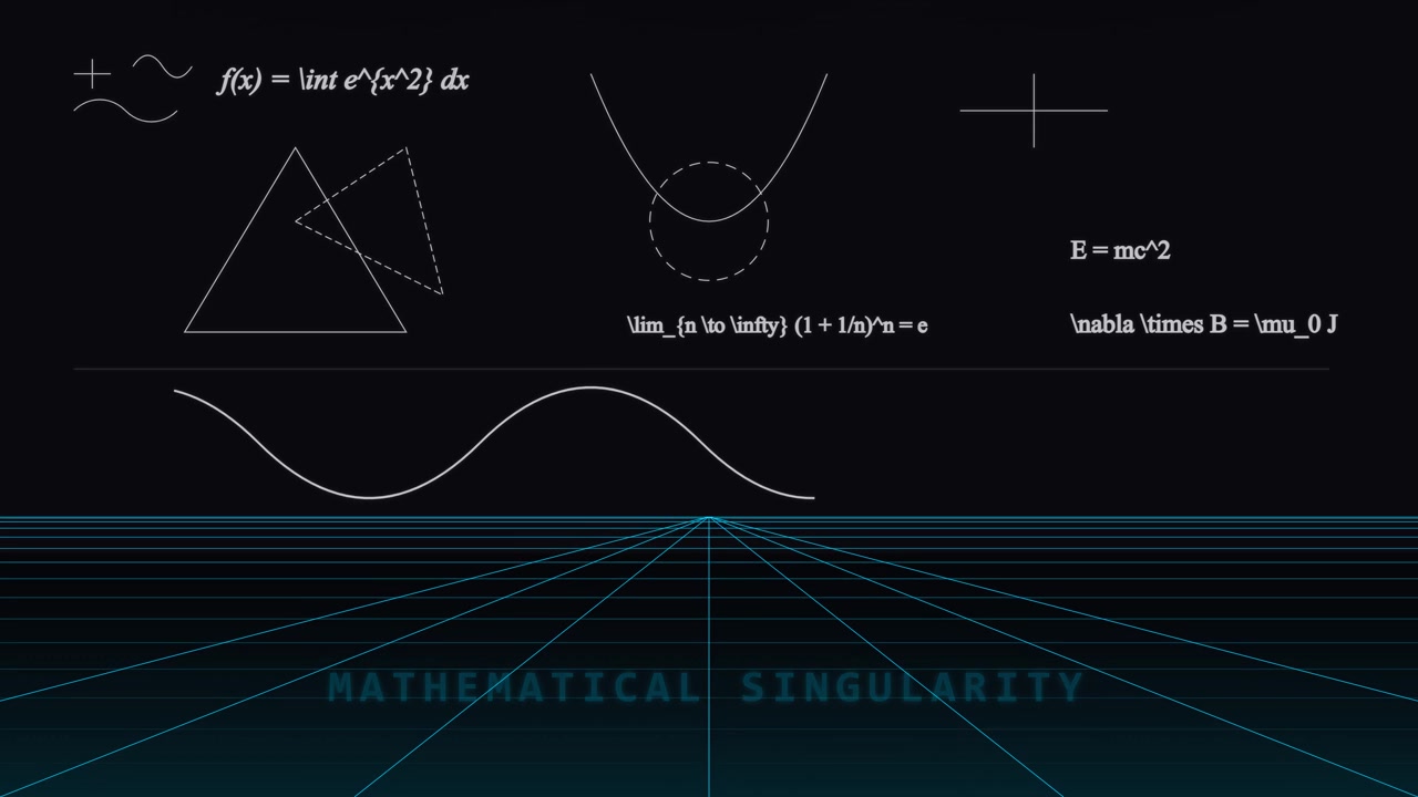 Mathematical Singularity Concept with Floating Equations and Geometric Grid