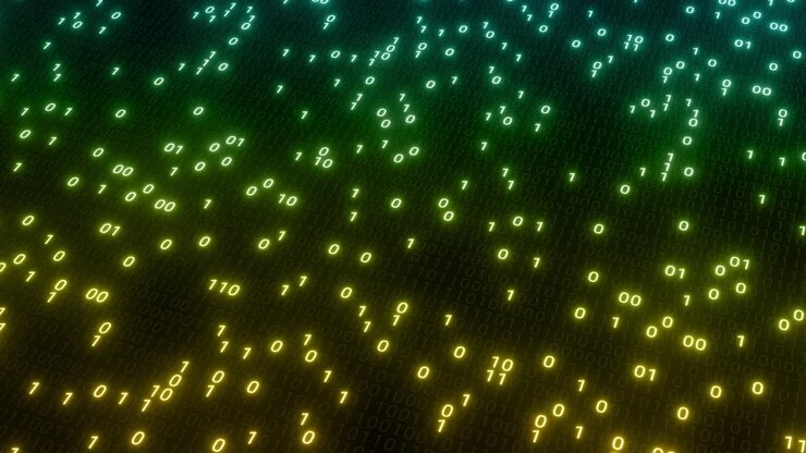 Futuristic data stream, Digital flow. Dynamic pattern with power rays and light.Data transferring. Information concept. Technology background.